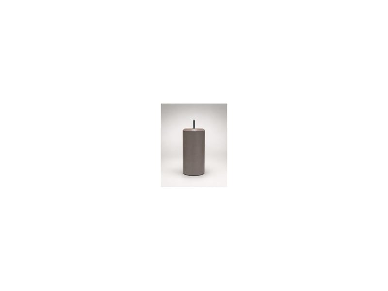  Pieds de lit cylindriques laqués gris taupe 70 mm x 200 mm lot de 4 8238472 - Conforama A