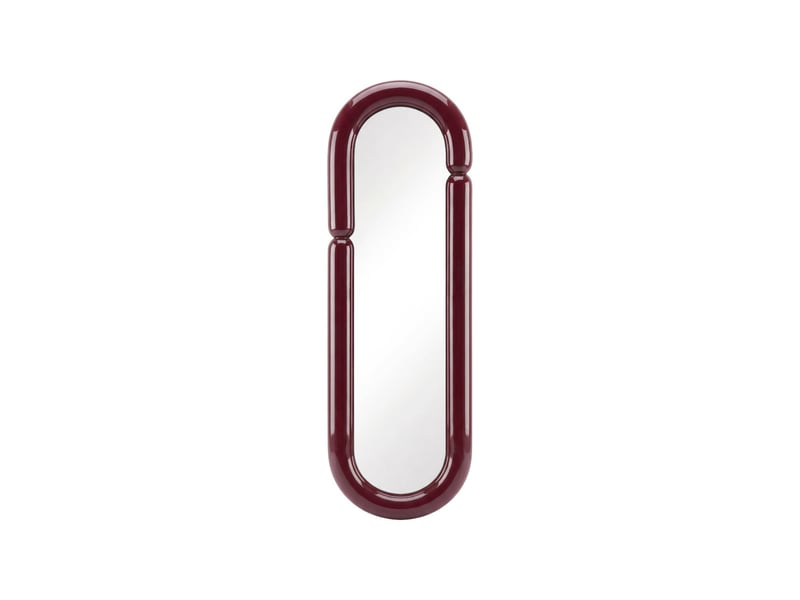  Miroir ovale finition glossy 160cm bordeaux - ada  - Conforama A