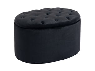 Banquette lit convertible couchage Occasionnel <strong>FLORAGRACE</strong> <strong></strong> noir