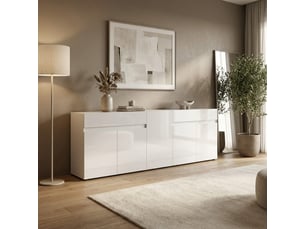 Buffet 5 porte(s) 2 tiroir(s) <strong>AHD AMAZING HOME DESIGN</strong> <strong></strong> - 225 cm coloris multicolore