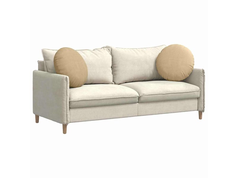 Lot de 2 coussins de siège, coussins décoratifs tissu en velours côtelé vert gris cf59821 - Conforama C