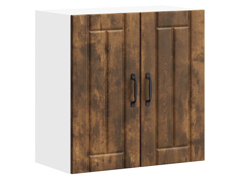  Meuble de rangement, armoire murale de cuisine lucca chêne fumé bois ingénierie shl7344  - Conforama A