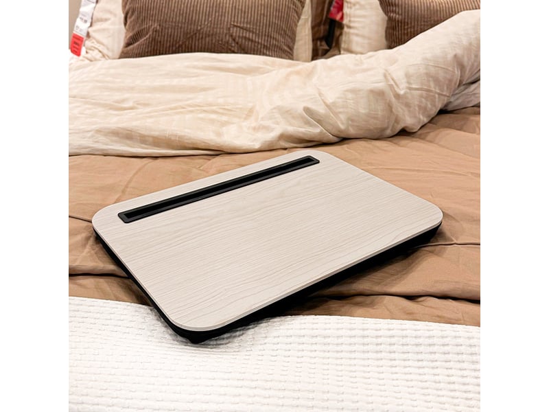 Support pour tablette à fente 39x29cm blanc - Conforama C