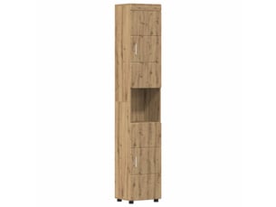 Ensemble d'armoire de salle de bain tulum chêne artisanal cf62977