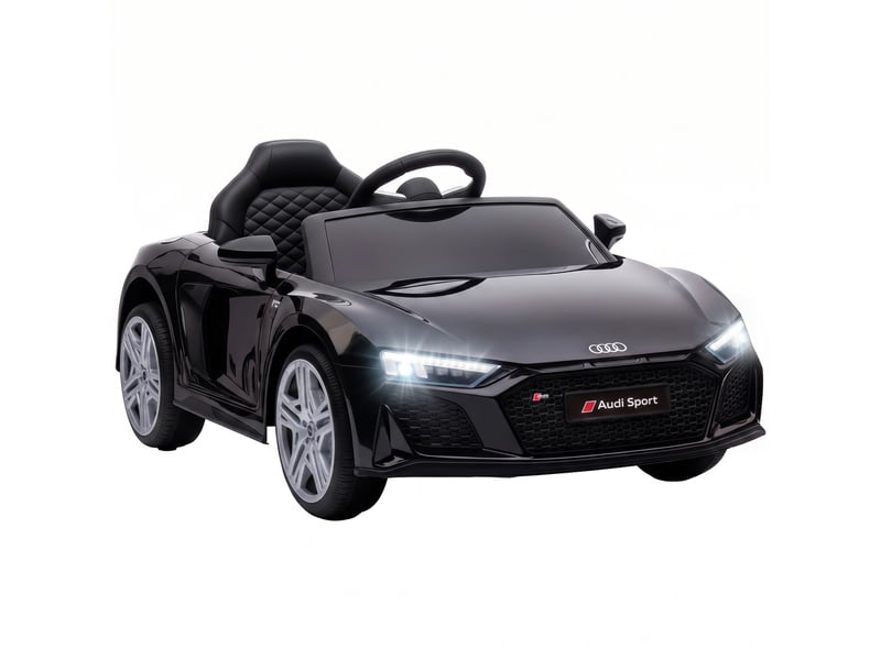  Voiture électrique pour enfants audi r8 12v avec télécommande noire  - Conforama A