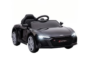 Voiture électrique pour enfants audi r8 12v avec télécommande noire