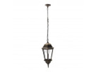 Suspension extérieure fabrilamp regulus e27 ip44 hauteur réglable noiror