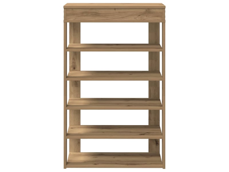  Meuble à chaussures, étagère à chaussures chêne artisanal bois d'ingénierie shl5010  - Conforama D