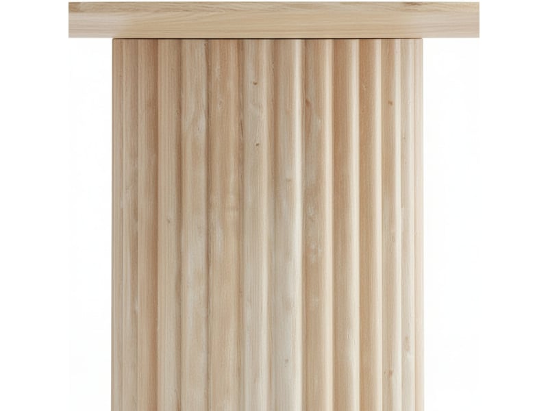  Table basse ovale céramique travertin brillant 120x60 cm – keysha  - Conforama E