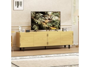 Meuble tv coloris naturel 180 cm <strong></strong> <strong></strong>