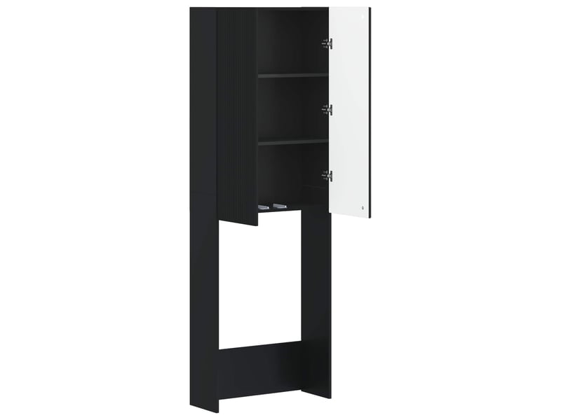 Armoire de toilette arnhem noir 66x25.5x190 cm - Conforama D