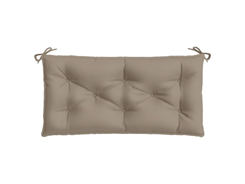  Coussin de banc de jardin, coussin d'assise taupe 110x50x7 cm tissu oxford cf52829  - Conforama D