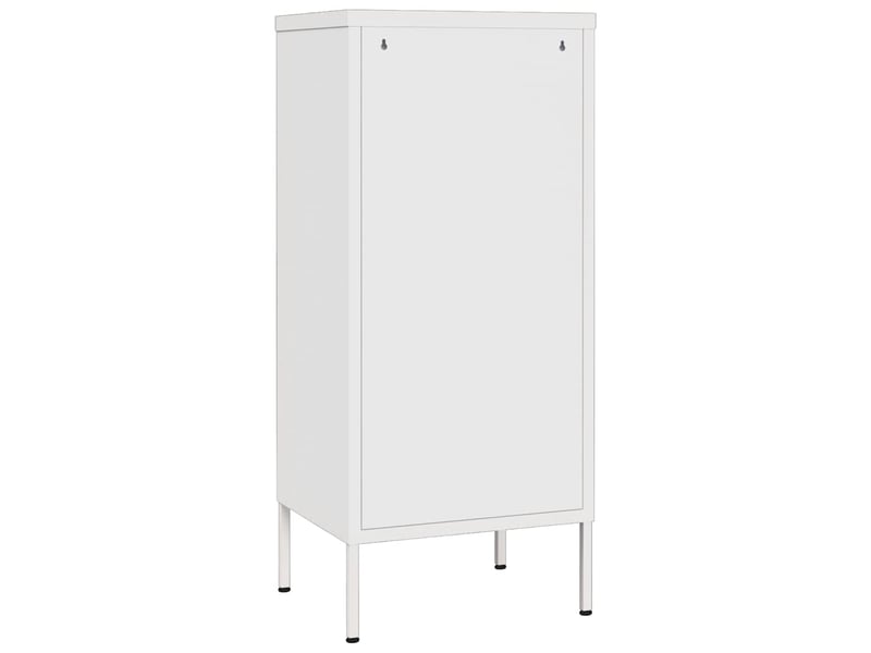  Armoire de rangement, rangement bureau blanc 42,5x35x101,5 cm acier shl4242  - Conforama E