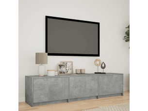 Meuble tv coloris gris 165 cm <strong></strong>  <strong></strong>
