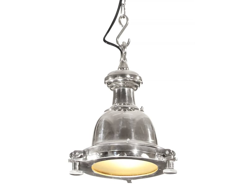  Lampe suspendue, suspension luminaire 25x25x136 cm aluminium  - Conforama B