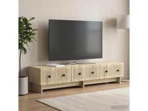 Meuble tv coloris marron 147 cm <strong></strong>  <strong></strong>