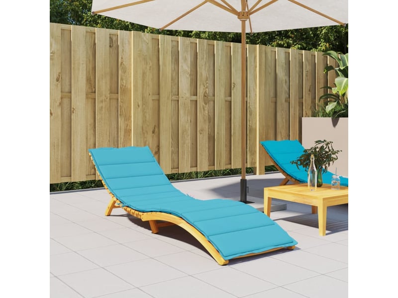  Coussin de transat, coussin pour bain de soleil tissu oxford (100% polyester) turquoise cf56242  - Conforama B