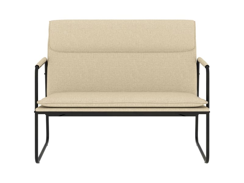 Banc d'entrée, banc d'intérieur crème 100x64x80 cm tissu  - Conforama C