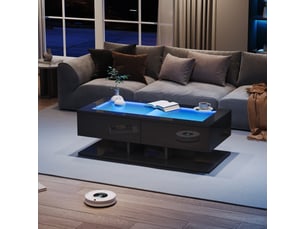 Table basse coloris noir <strong></strong> <strong></strong>