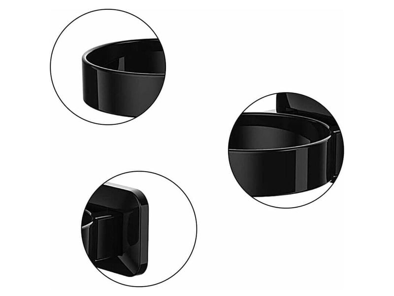 Porte seche cheveux support seche cheveux mural plastique porte sèche-cheveux porte seche cheveux sans percage sèche-cheveux organisateur - Conforama C