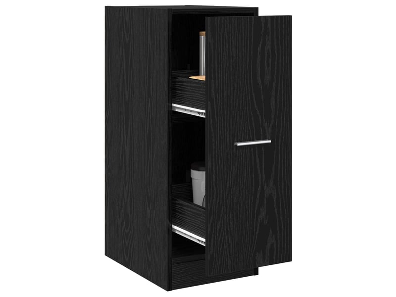  Meuble de rangemenrt, cabinet de pharmacie chêne noir 30 x 41 x 77.5 cm  - Conforama C