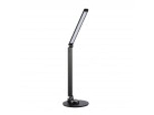 Fabrilamp baritono lampe de bureau led noire 8 w 600 lm, 3 températures, tactile et pliable