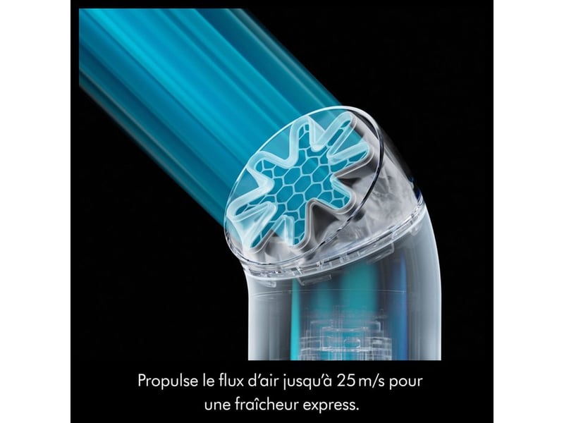  Ventilateur portable sans pales 3-en-1 hushjet mini cool bleu 5 vitesses 40w 641007-01 - Conforama C