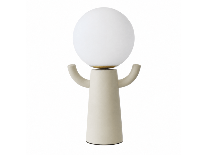  Lampe en céramique blanc cassé-paul Paul - Conforama A