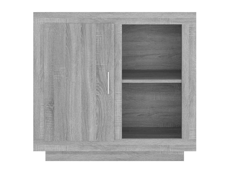  Buffet - bahut - meuble de rangement sonoma gris 80x40x75 cm  - Conforama E