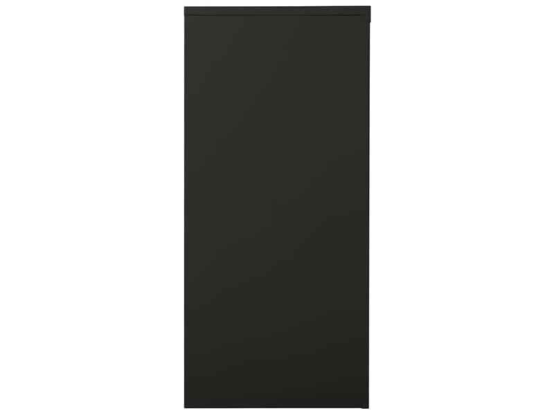  Armoire de rangement, armoire à portes coulissantes anthracite 90x40x90 cm acier  - Conforama C