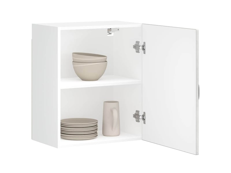 Meuble de rangement, armoire murale de cuisine lucca gris béton bois ingénierie shl9516 - Conforama D