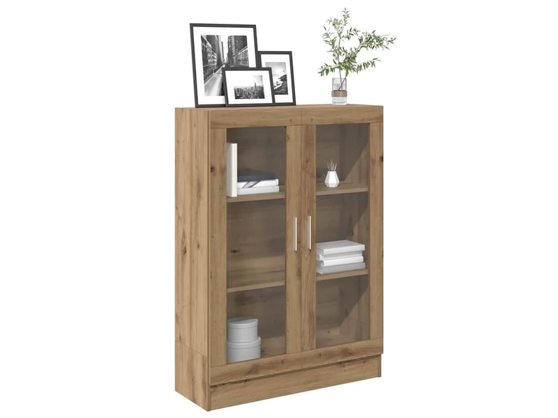 Bibliothèque, étagère de rangement chêne artisanal 82,5x30,5x115 cm bois d'ingénierie  - Conforama B