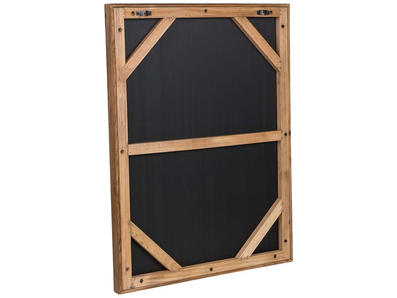 Tableau artisanal en bois recyclé relief vert 62x4x82 cm h cm - Conforama D