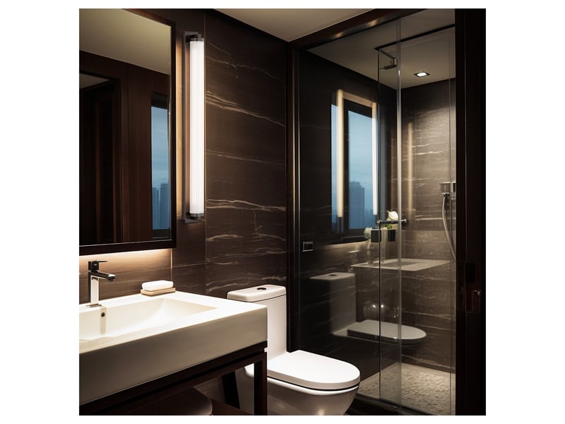  Argon hampton applique murale led intégrée hampton, finition titane brossé, 3000k  - Conforama D