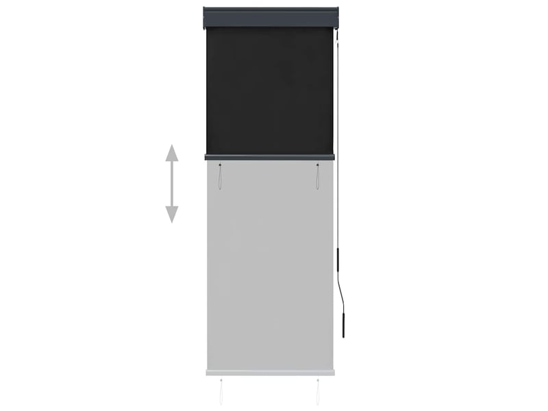  Store enrouleur, store roulant d'extérieur 60 x 250 cm anthracite cf47402  - Conforama C