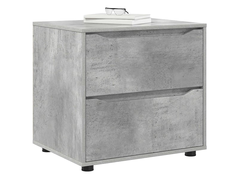  Armoire de rangement, commode de rangement 60 x 48 x 57 cm bois d'ingénierie shl577  - Conforama C