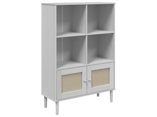 Bibliotheque coloris  blanc    - 90 cm x 130 cm
