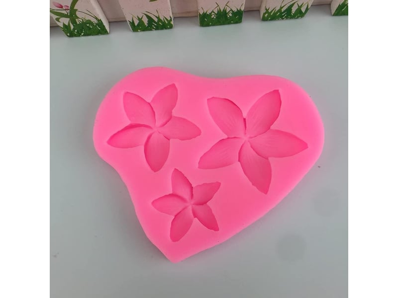  Plumeria fleur fondant fondant silicone moule de décoration outils de décoration fleur fleur polymère moules de bonbons au chocolat en argile polymère NO Commercial reference - Conforama C