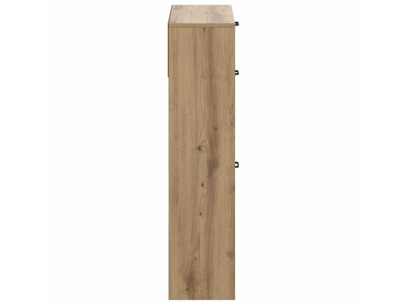  Meuble à chaussures, cabinet à chaussures utrecht 78x24x100 cm bois d'ingénierie shl5294  - Conforama E