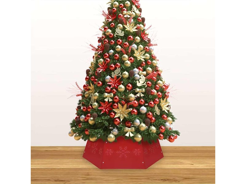  Jupe de sapin de noël rouge ø68x25 cm  - Conforama C