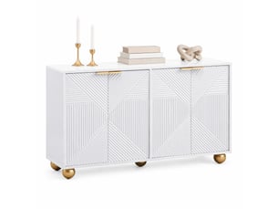 Buffet 4 porte(s)   DESVIAE  - 120 cm coloris blanc 