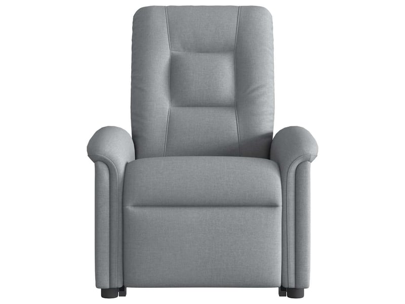 Fauteuil de massage inclinable, fauteuil relax gris clair tissu shl29302 - Conforama E