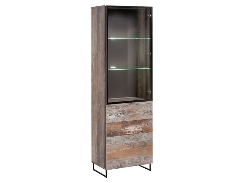  Ensemble meubles de salon kan composé de trois meubles et d'une étagère de style industriel.  - Conforama D