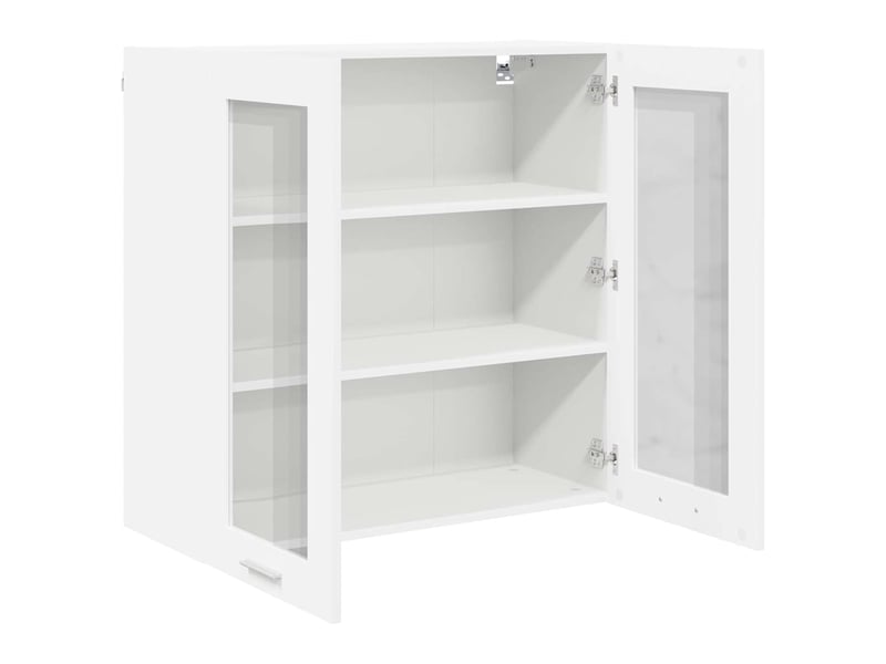  Meuble de rangement cuisine, armoire suspendue blanc 80x31x80cm bois d'ingénierie shl5951  - Conforama E