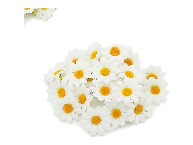  Gerbera marguerite artificielle, 100 fleurs en tissu, zqkla-aquaforge  - Conforama D