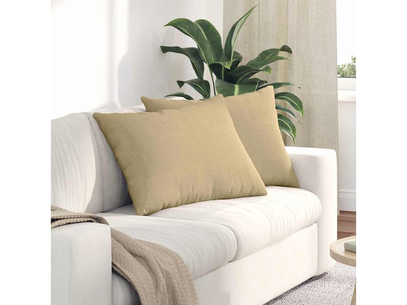  Lot de 2 coussins de canapé, coussins décoratifs vert gris 70 x 50 cm cf59206  - Conforama B