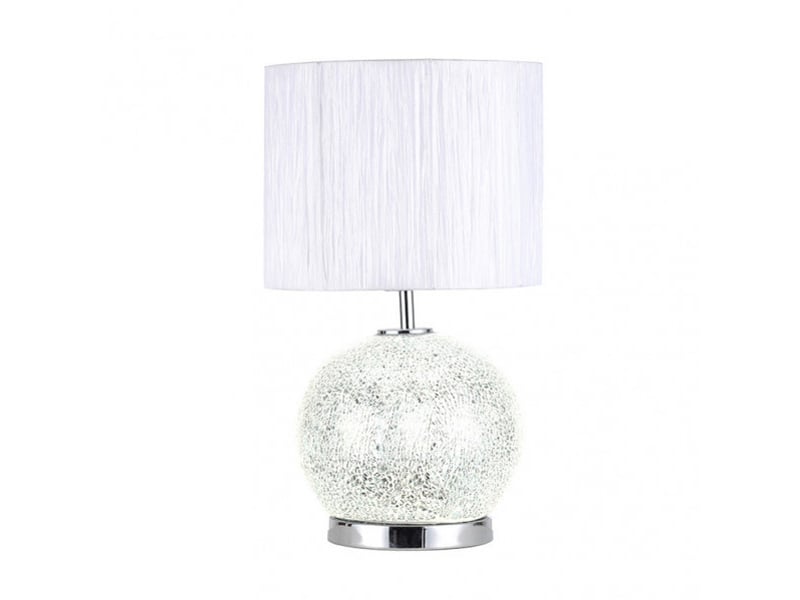  Lampe à poser fabrilamp secoya e27 coloris miroirchromé 50 x 30 x 30 cm 138472020 - Conforama E