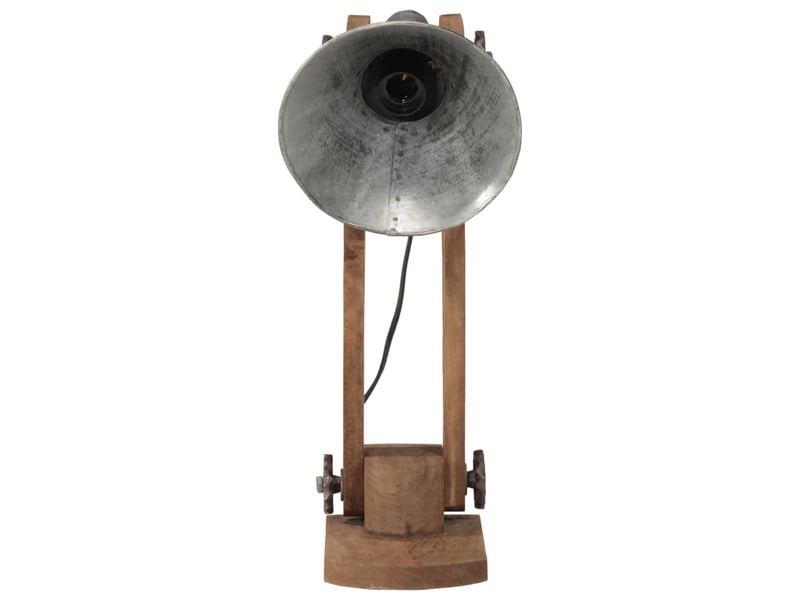  Lampe de bureau 25 w argent vintage 23x13x52 cm e27  - Conforama C