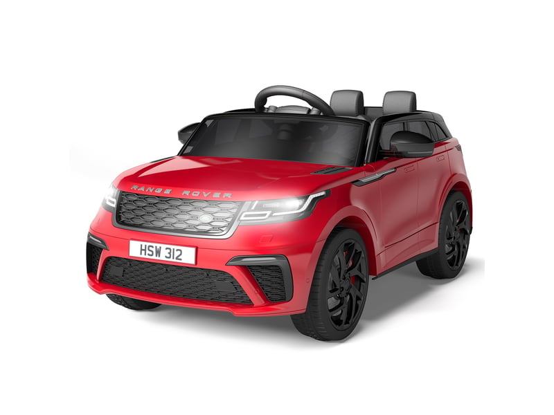 Voiture électrique pour enfant 12 v, 2 places, ceinture de sécurité, télécommande parentale, mp3, led, 3-8 ans – rouge PTO_0YRTU0C8 - Conforama A