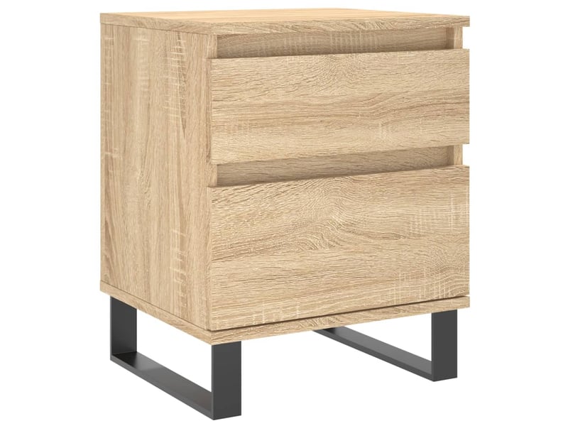  Table de chevet - cabinet de chevet - table de nuit chêne sonoma 40x35x50 cm bois d’ingénierie  - Conforama A